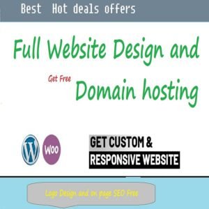 Full Website with Free Hosting and Domain